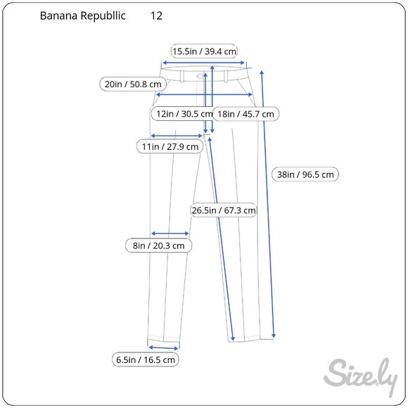 Banana Republic Womens Black Pull-On Ankle Pant Sz 12 Stretch Waist Office - Picture 6 of 12